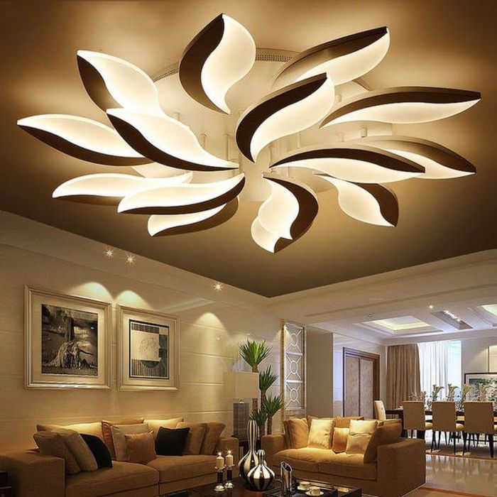 Lighting flush lamp plafond wohnzimmer woonkamer acrylic deckenleuchten fixture verlichting magzhouse plafondverlichting armatuur inviting