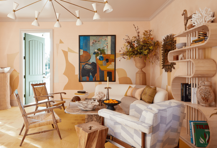 Bild für wohnzimmer in pastel